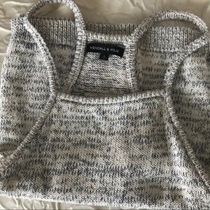 Kendall & Kylie Knit Halter Tank